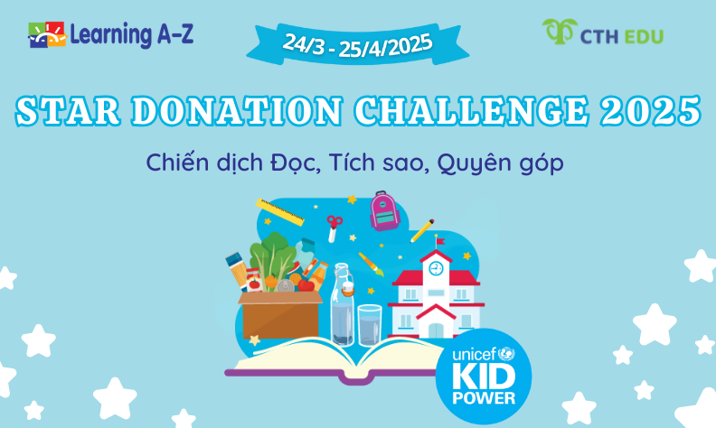 Chiến dịch Đọc sách – Tích sao – Hỗ trợ cộng đồng khó khăn cùng Kids A-Z